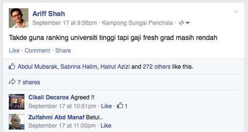 Apa Kaitan Ranking Universiti Malaysia Meningkat Dengan Gaji Fresh Graduate?