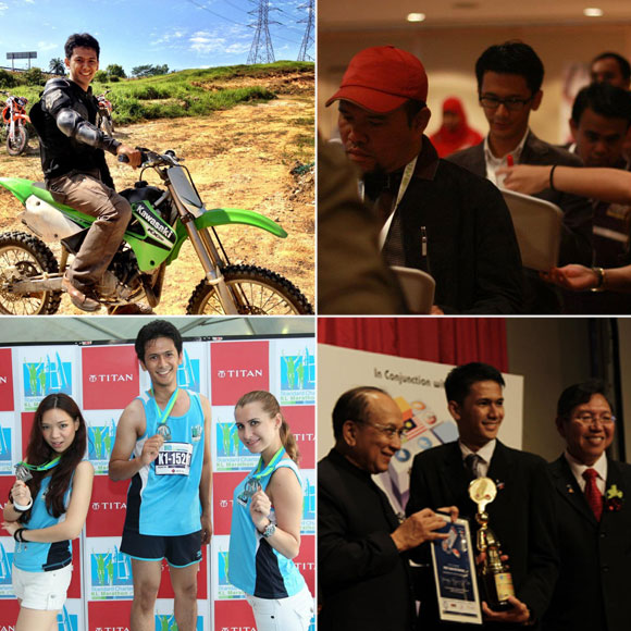 During some blogger related events