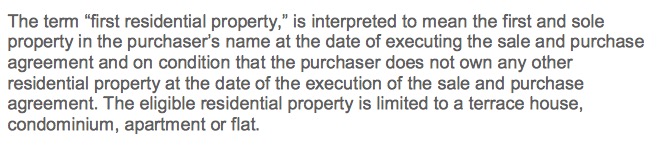 first residential property